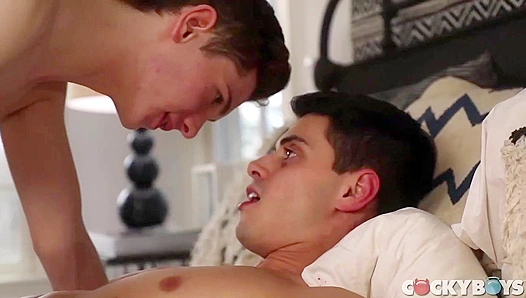 Cocky Twinks ~ Riley Finch Fucks His Way Through Hot Gay Action