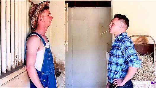 Elye Black and Ty Derrick Plow Each Other in the Barn - Nextdoor Raw