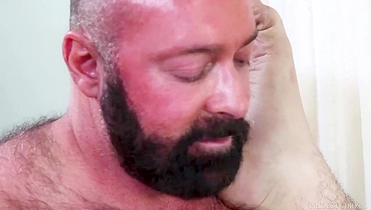 Chubby Bears Brad Kalvo & The Rhino Go Wild for Some Rough Bearback Action!