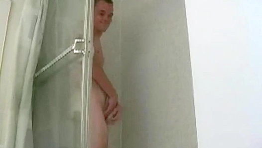 Super-Hot Stud Justin Strokes His Massive Cock - Circle Jerk Boys