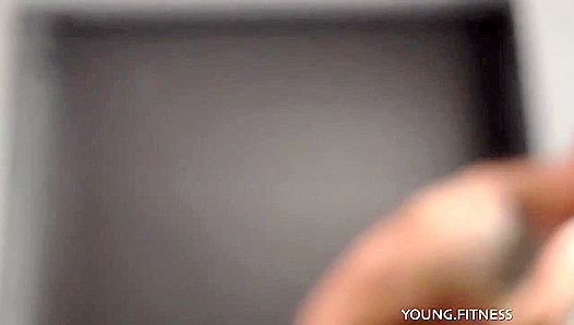 Oiled-Up Eastboy Flexes His Hot Pecs