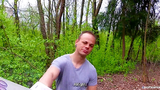 Woodland Hunk Takes Control ~ Hot Cock Action with Czech Hunter