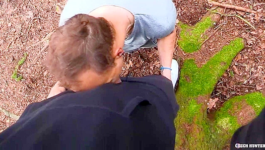 Woodland Hunk Takes Control ~ Hot Cock Action with Czech Hunter