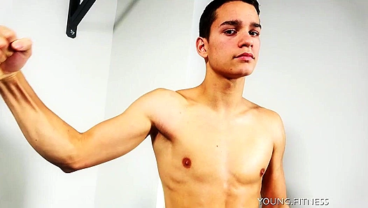 Fit Young Hottie Flexes His Perfect Body - Eastboys