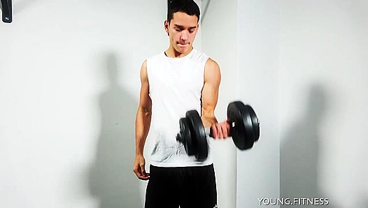 Fit Young Hottie Flexes His Perfect Body - Eastboys