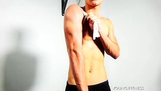 Fit Young Hottie Flexes His Perfect Body - Eastboys