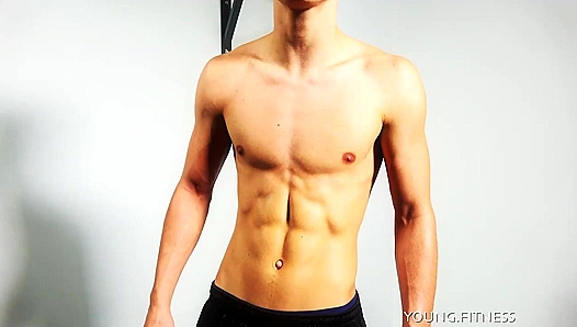 Fit Young Hottie Flexes His Perfect Body - Eastboys