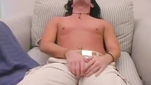 Billy's Shy Seduction ~ Long-Haired Hottie Masturbates Slowly