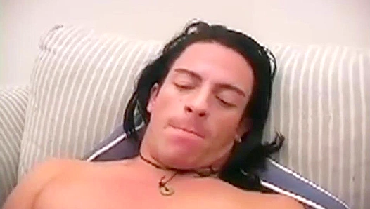 Billy's Shy Seduction ~ Long-Haired Hottie Masturbates Slowly