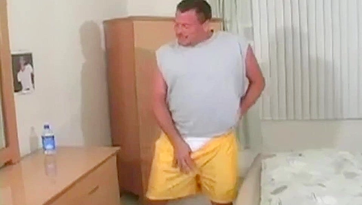 Big Brick's Hairy Cock Takes Center Stage - Hot Dudes Over 30