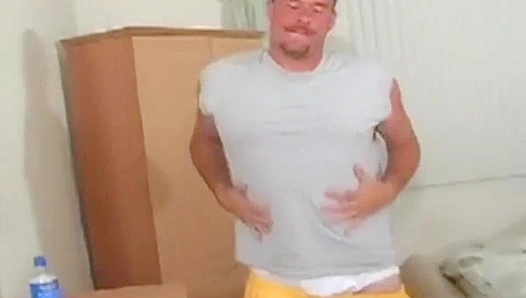 Big Brick's Hairy Cock Takes Center Stage - Hot Dudes Over 30