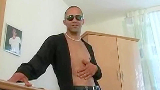 Damien's Thick Cock Gets a Hot Solo Handjob - Sexy Dudes Over 30