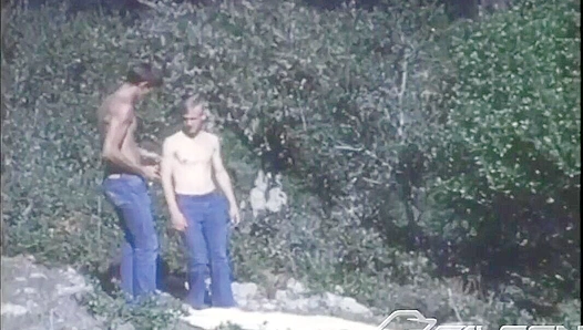 Retro Passion ~ Two Wild Dudes from the '70s Fucking Outdoors - Falcon Studio