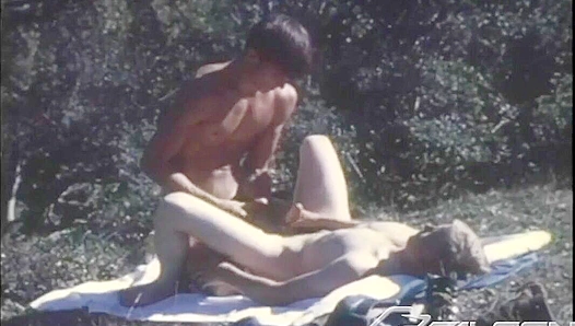 Retro Passion ~ Two Wild Dudes from the '70s Fucking Outdoors - Falcon Studio