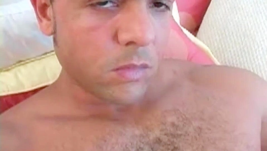 Miguel, Buff Brunette Dude, Strokes His Hard Dick - Hot Men Over 30