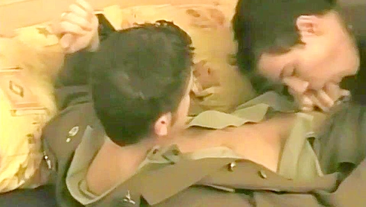 Uniformed Boyz Pound Each Other Raw & Cum Hard - BeddableBoys