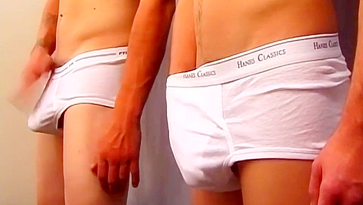 Mirror Room Ménage ~ Justin, Mack, & Peewee Get Freaky Together