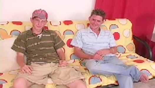 Spotlight Seduction ~ Two Hot Dudes Masterbating Together