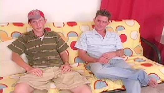 Spotlight Seduction ~ Two Hot Dudes Masterbating Together