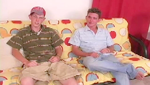 Spotlight Seduction ~ Two Hot Dudes Masterbating Together