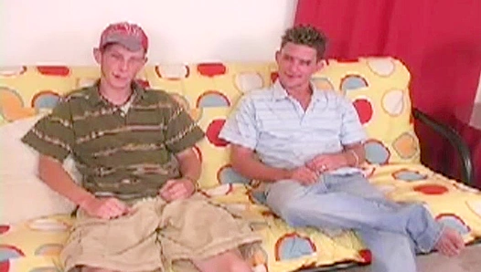 Spotlight Seduction ~ Two Hot Dudes Masterbating Together