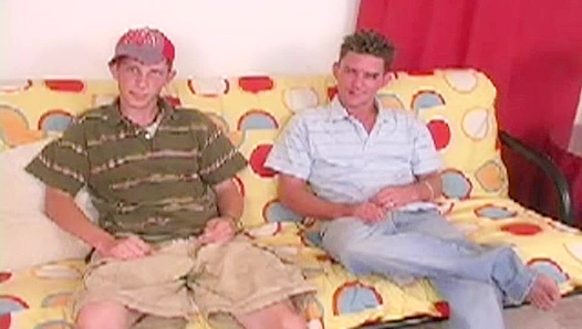 Spotlight Seduction ~ Two Hot Dudes Masterbating Together