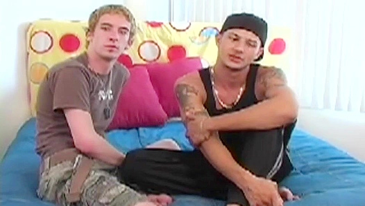 Sean & Taz ~ Hot Chat Before a Wild Circle Jerk Session