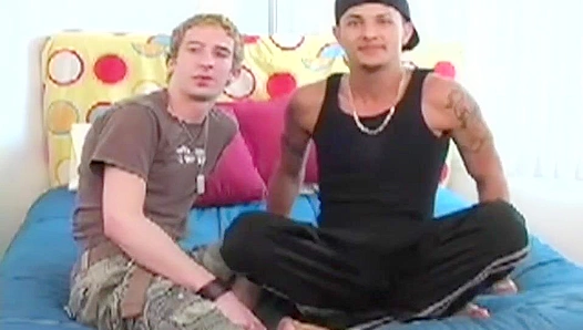 Sean & Taz ~ Hot Chat Before a Wild Circle Jerk Session