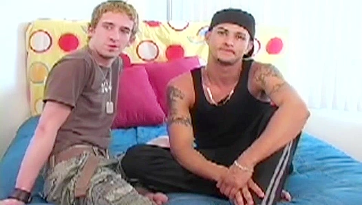 Sean & Taz ~ Hot Chat Before a Wild Circle Jerk Session