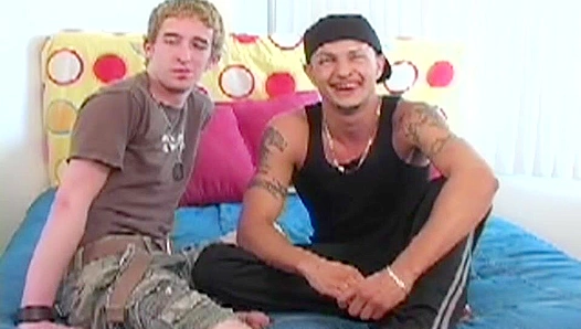 Sean & Taz ~ Hot Chat Before a Wild Circle Jerk Session