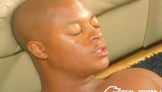 Hot Christopher Pleases His Huge Black Boner - Falcon Studios