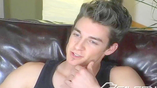 Kaya Jerks Off Seductively for the Camera - Falcon Studios