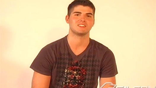 Matt Strokes Hard Against Sexy White Backdrop - Falcon Studios