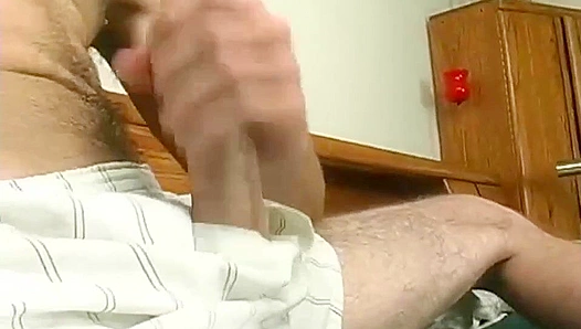 Nathan's Slim Body Stroks His Hard Dick on All Fours - XXL Dicks