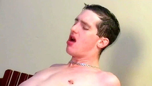 Newbie Gets Pounded Hard and Cums All Over His Face - Staxus