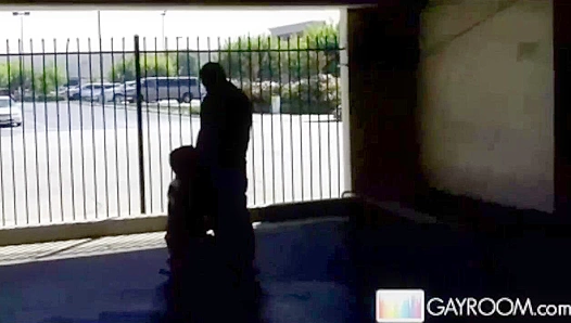 Shadowed Seduction ~ Parking Lot Blowie for Two - Gay XXX