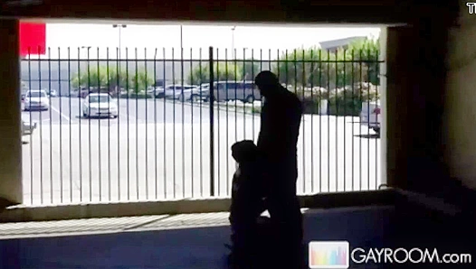 Shadowed Seduction ~ Parking Lot Blowie for Two - Gay XXX