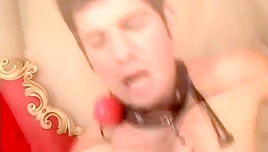 Hot Hunk on Leash Rides That Juicy Dick - Bonus Fetish Fun