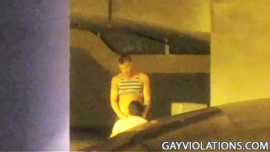 Hot Guys in Secret Oral Session - Gay XXX