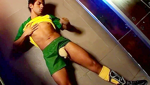 Soccer Hunk Brenno Gets Wild ~ Shoe Fetish Fuck