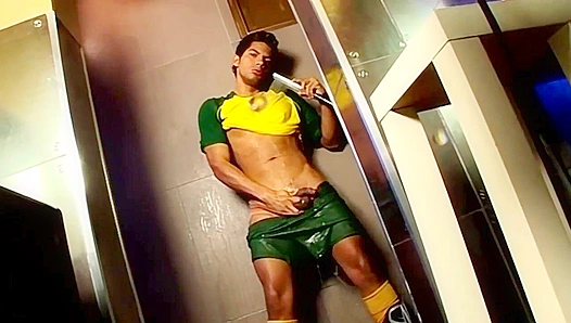 Soccer Hunk Brenno Gets Wild ~ Shoe Fetish Fuck