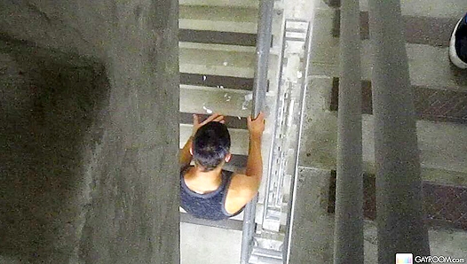 Spying Pervert Can't Resist Total Stud Dane Caroggio's Hot Action