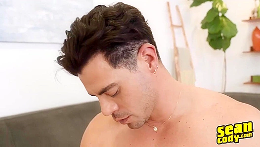 Olaf's Muscles Flex as He Jacks Off Furiously - Sean Cody