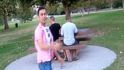 Creepy Dude Masturbates Secretly in Park - Odd Gay Encounters
