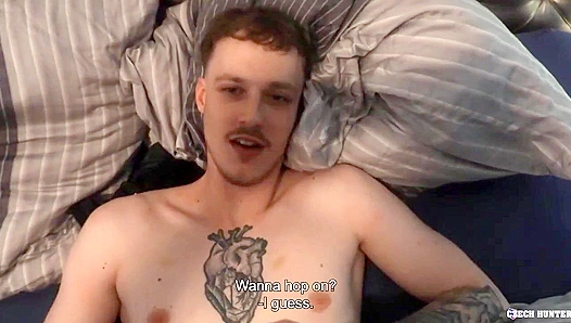 Tattooed Czech Hottie Bounces Wildly on Thick Boner - XXX Gay