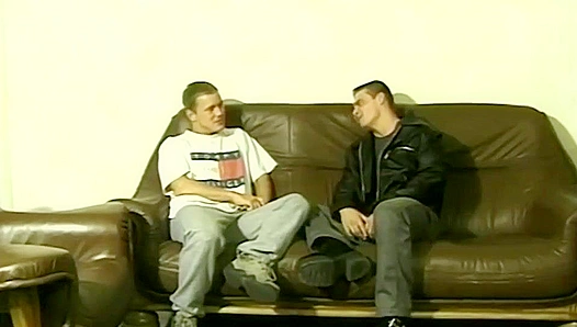 Robert and Attila's Hot Exhibitionist Encounter Ends in Intense Cumshots