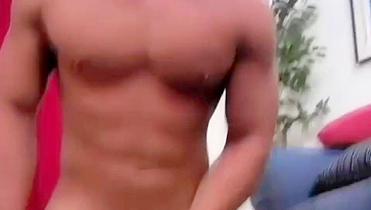Muscular Peter Stallion Blows a Huge Load - Circle Jerk Boys
