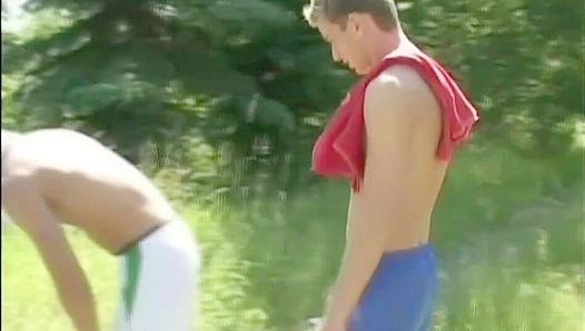 Juicy Joggers Get Hardcore in a Sexy Spot - Staxus