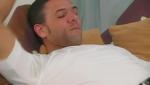 Miguel, 30+, Flexes His Shirtless Muscles in a Sexy Solo Show