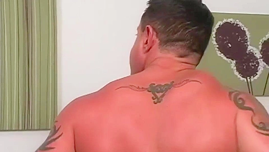 Muscular Demetri Masturbates Joyfully - Hot Mature Action